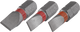Mors Wolfcraft solides | emplacement 0,8x5,5, 1,0x5,5, 1,2x6,5 | 3 pièces - 1338000