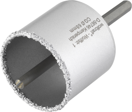Wolfcraft Wolfcraft Holboorkroon avec inhummani 68 mm gris