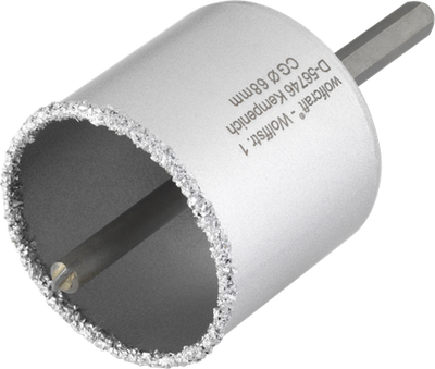 Wolfcraft Wolfcraft Holboorkroon avec inhummani 68 mm gris
