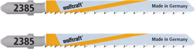 Lame de scie sauteuse Wolfcraft | bim | l=100mm | t-schaft | 2 pièces - 2385000