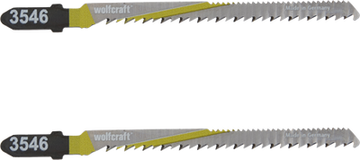 Lame de scie sauteuse Wolfcraft | hcs | l=100mm | t-schaft | 2 pièces - 3546000