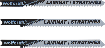 Lames de scie sauteuse Wolfcraft | arbre en T | hcs | réglé pour b d | 3 pièces - 2674000