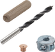 Jeu de chevilles Wolfcraft | ø10mm | 25 pièces | 1 jeu - 2918000