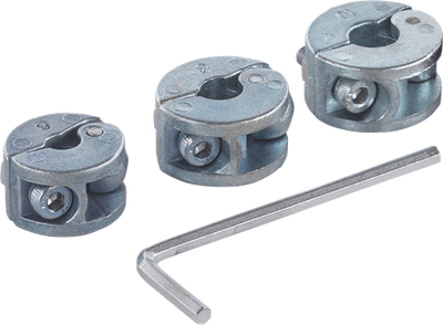 Arrêts profonds Wolfcraft | pour forage | ø6, 8, 10mm | 3 pièces - 2755000