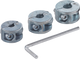 Arrêts profonds Wolfcraft | pour forage | ø6, 8, 10mm | 3 pièces - 2755000