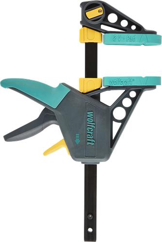 Wolfcraft - pince à colle pro l - 150 mm - pince à une main - 3030000