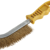 Brosse métallique à main Wolfcraft | laiton | 265 mm | 1 pièce - 2716000