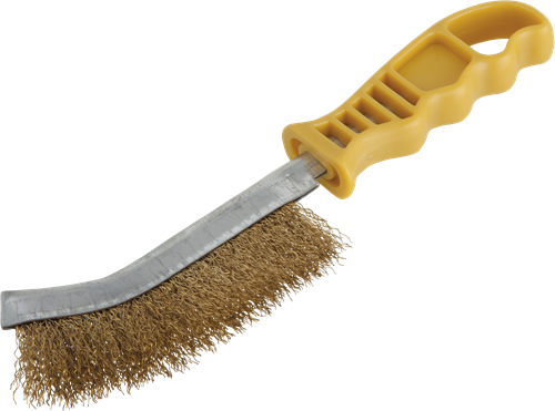 Brosse métallique à main Wolfcraft | laiton | 265 mm | 1 pièce - 2716000