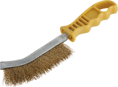 Brosse métallique à main Wolfcraft | laiton | 265 mm | 1 pièce - 2716000