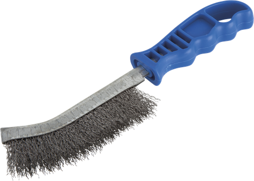 Brosse métallique à main Wolfcraft | acier | 265 mm | 1 pièce - 2715000