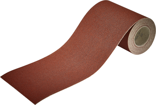 Rouleau de papier de verre adhésif Wolfcraft | k180 | 4 mx 115 mm | 1 pièce - 1742000