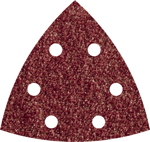 Feuilles abrasives adhésives Wolfcraft | k80 | perforé | ø105mm | 5 pièces - 1782000
