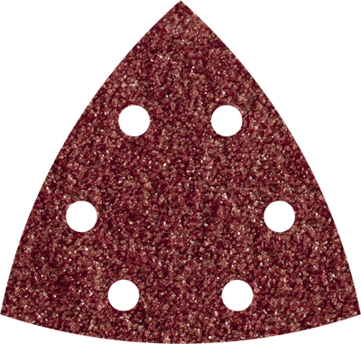 Feuilles abrasives adhésives Wolfcraft | k80 | perforé | ø105mm | 5 pièces - 1782000