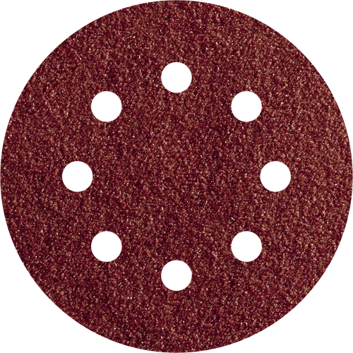 Disques abrasifs adhésifs Wolfcraft | k180 | perforé | ø125mm | 5 pièces - 2252000