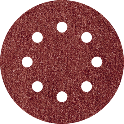 Disques abrasifs adhésifs Wolfcraft | k240 | perforé | ø125mm | 5 pièces - 2253000
