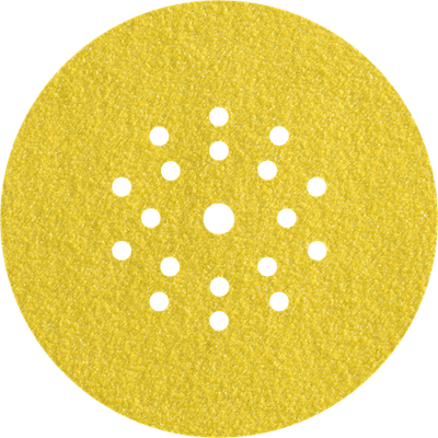 Disques abrasifs adhésifs Wolfcraft | corindon | k180 | ø225mm | 5 pièces - 5635000