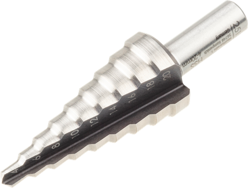 Wolfcraft Wolfcraft Escalier Drill 8 mm 4 20 mm HSS Gray 2515000