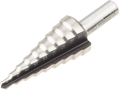 Wolfcraft Wolfcraft Escalier Drill 8 mm 4 20 mm HSS Gray 2515000