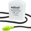Bouchons d'oreilles Wolfcraft | avec cordon | 1 paire - 4962000