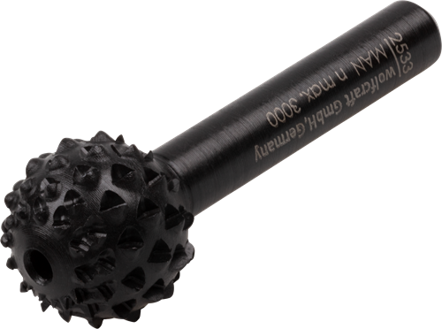 Râpe à profil Wolfcraft | sphérique | pour le bois | ø14mm | 1 pièce - 2533000