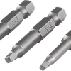 Embouts de tournevis Wolfcraft | carréplus | 50 mm | Non. 1, 2, 3 | 3 pièces - 1266000