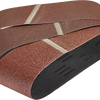 Bandes abrasives Wolfcraft | k40, 80, 120 | 75x533mm | 5 pièces - 8417000