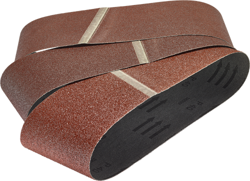 Bandes abrasives Wolfcraft | k40, 80, 120 | 75x533mm | 5 pièces - 8417000