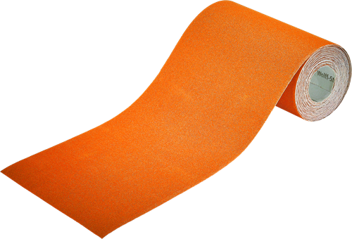 Rouleau de papier de verre Wolfcraft | pour bois métal | 5 mx 115 mm | grain 240 | 1 pièce - 1776000