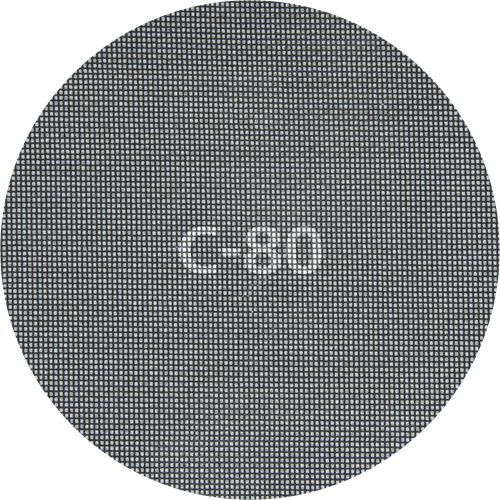 Modèle de disques abrasifs Wolfcraft | sic | k80 | ø225mm | 5 pièces - 5617000