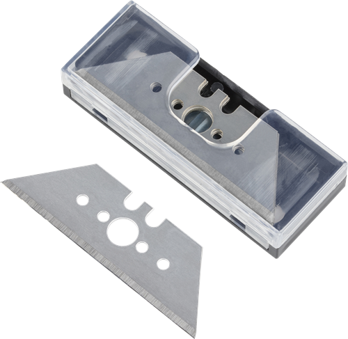 Couteaux trapézoïdaux Wolfcraft | dans la boîte | 0,65 x 61 mm | 5 pièces - 4187000