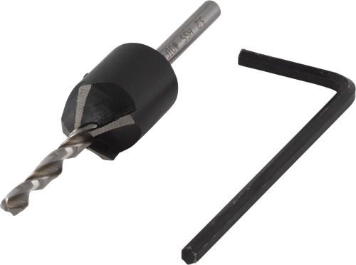 Pré-perceuse Wolfcraft | avec fraisage | ø3,2-12mm | 1 pièce - 2498000