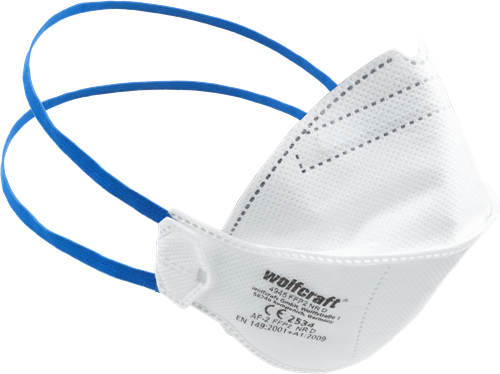 Masques pliants Wolfcraft | ffp2 | 2 pièces - 4945000