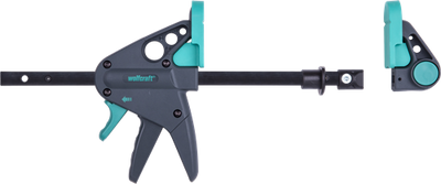 Wolfcraft Wolfcraft Work Table Clamp Pro 65-150-W Black and Green