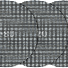 Grille autocollante Wolfcraft | carbure de silicium | ø125mm | 5 pièces - 8464000