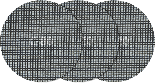 Grille autocollante Wolfcraft | carbure de silicium | ø125mm | 5 pièces - 8464000