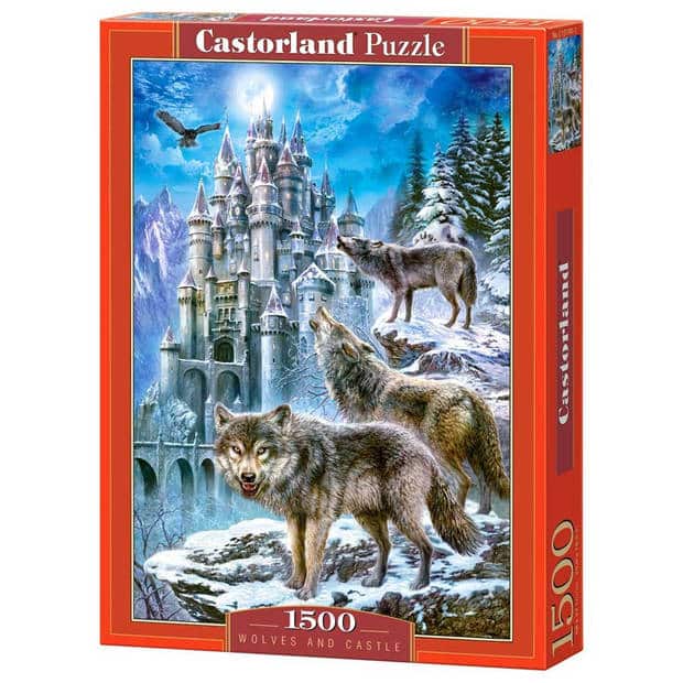 Castorland Puzzle Castle avec des loups 1500 pièces