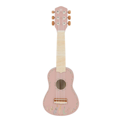 Petite guitare hollandaise en bois - rose FSC - amis safari