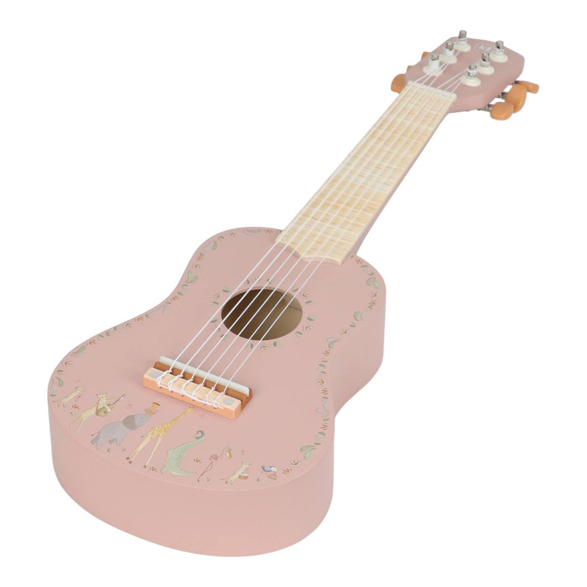 Petite guitare hollandaise en bois - rose FSC - amis safari
