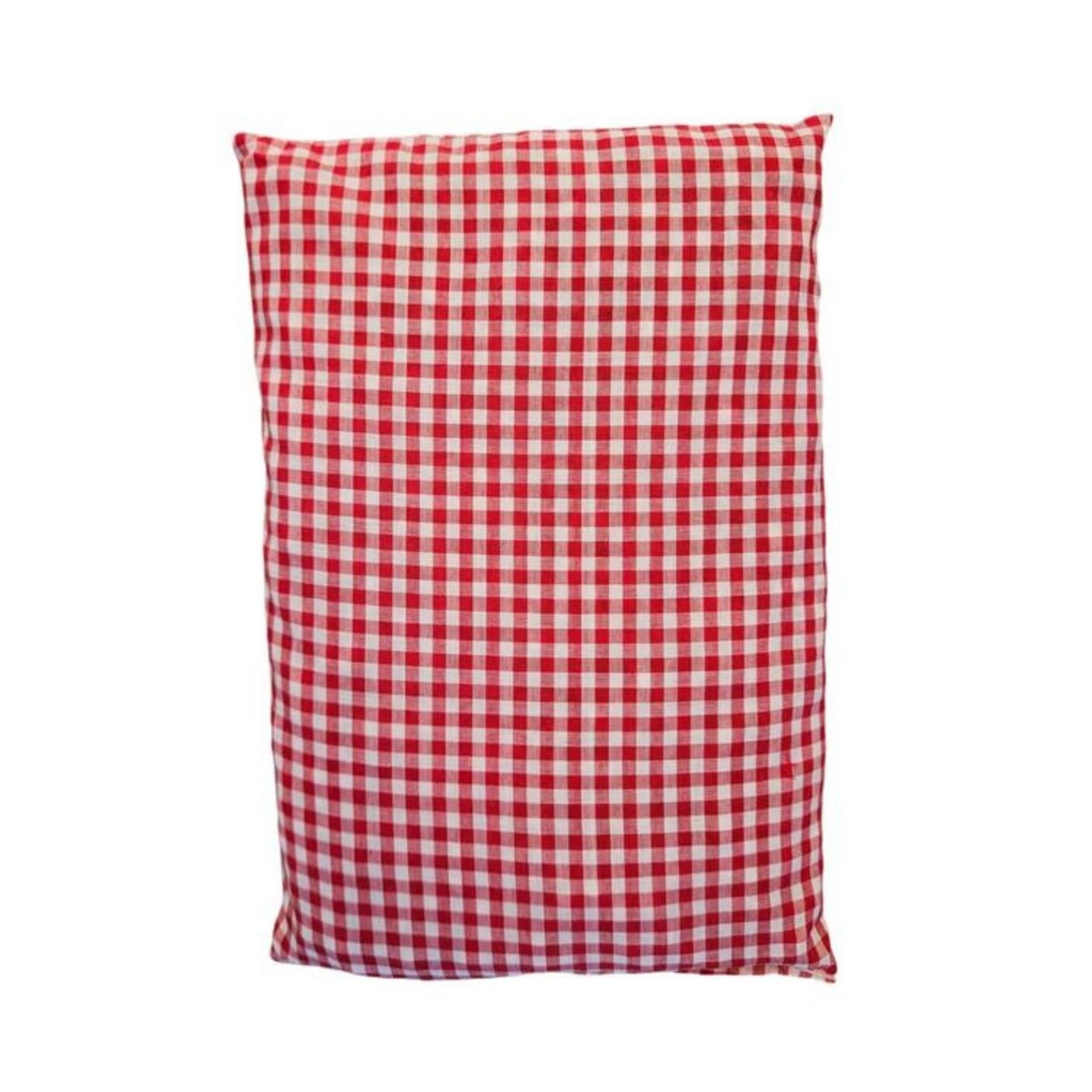 Coussin noyau de cerise Wow 20x30cm rouge-blanc