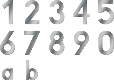 Numéro de maison Metafranc 5 a2 120mm - wu0424047