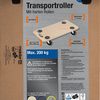 Roulette de meuble Metafranc 590x290 mdf pp 200kg - wu0820040