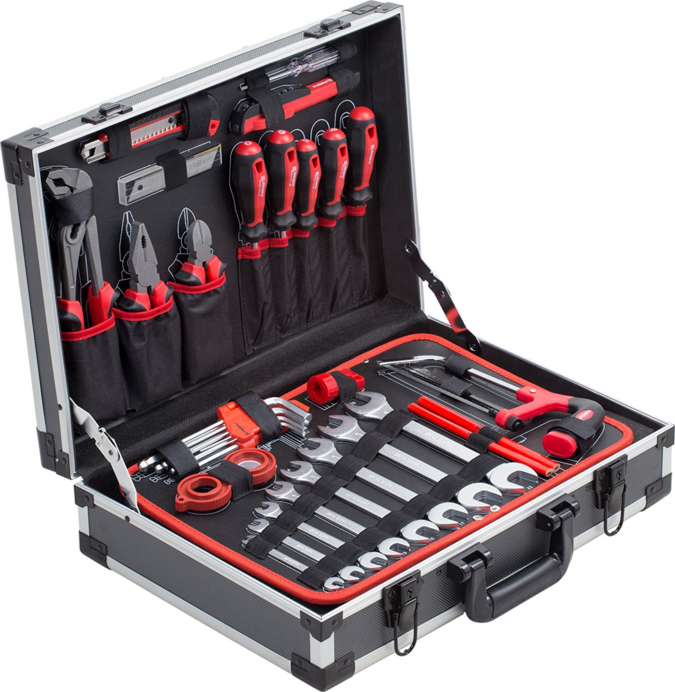 Meister Meister Wu8971460 Ensemble d'outils dans une valise en aluminium 121 pièces