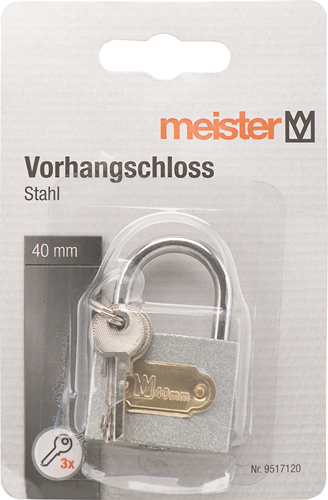 Cadenas Meister acier 40mm l - wu9517120