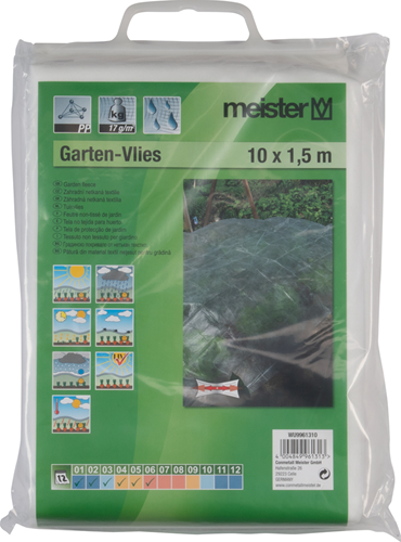 Bâche Meister pour le jardin 10x1,5m blanc - wu9961310