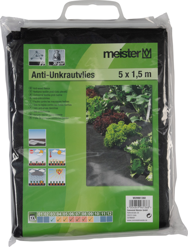 Meister polaire anti-mauvaises herbes 5x1,5m - wu9961360