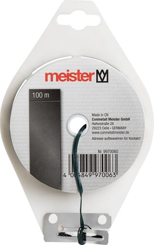 Fil de reliure en plastique Meister, boîte de 50 m - wu9970000