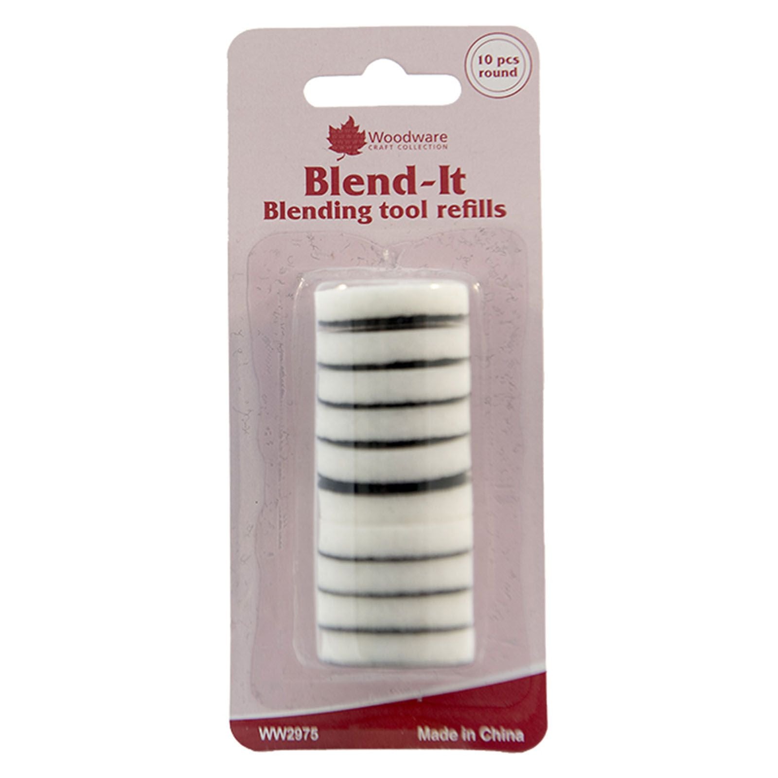 Woodware • Tampons de rechange pour mini-outil de mélange d'encre (10)