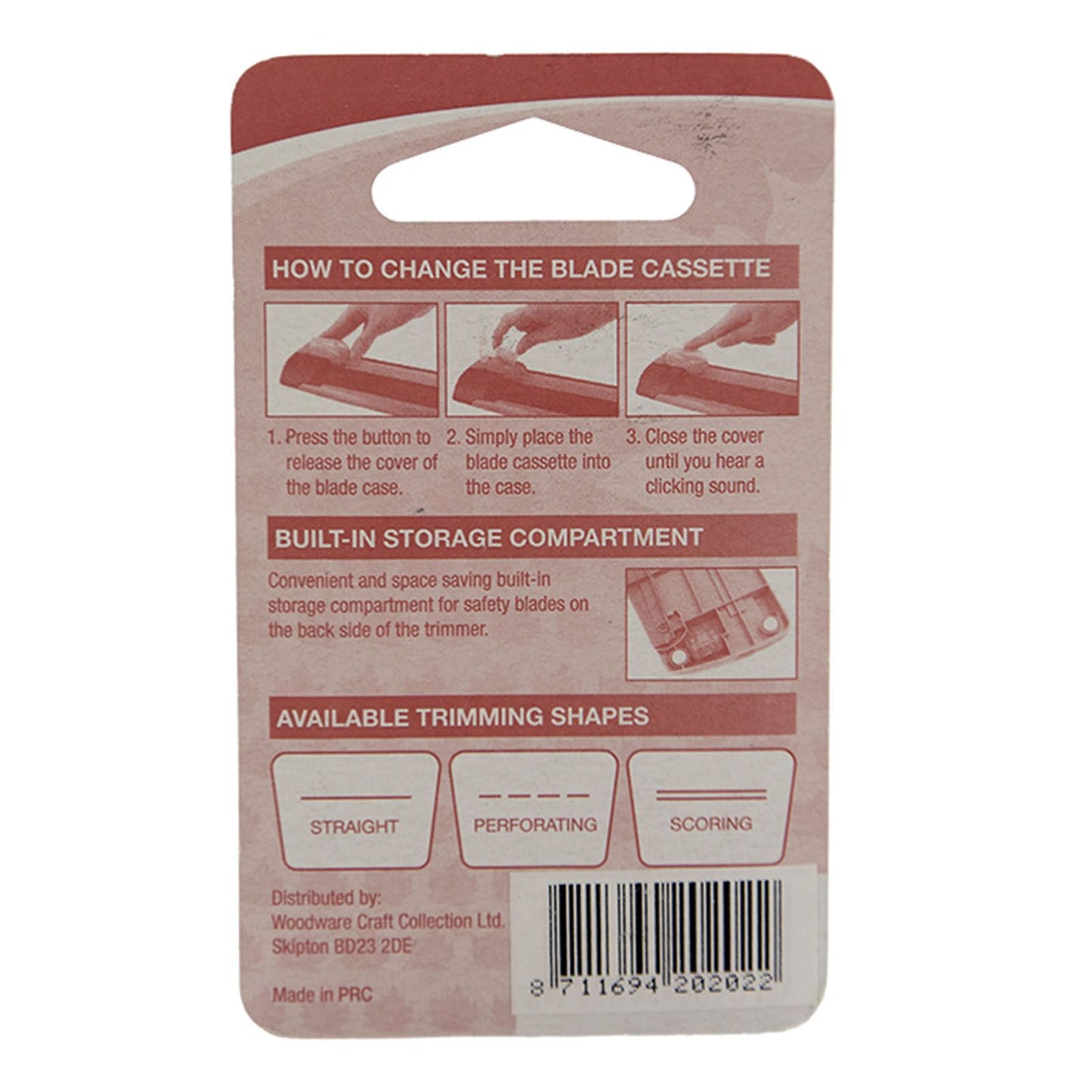 Woodware • lame de rechange perforante pour mini tondeuse t400