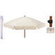 Parasol de jardin Pro garden 220cm écru