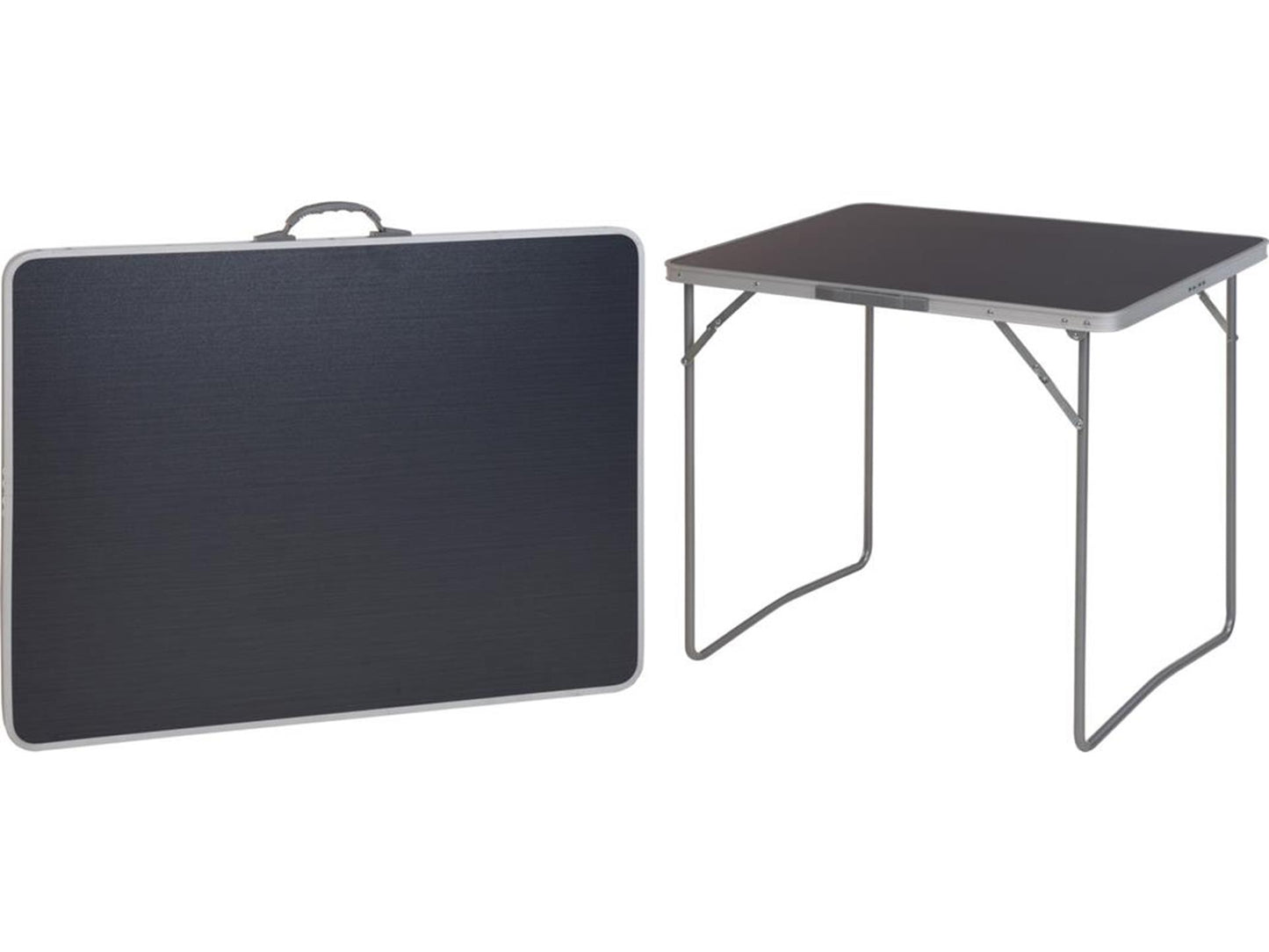 Table de camping Redcliffs 80x60cm gris